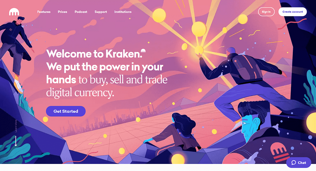 Kraken Homepage