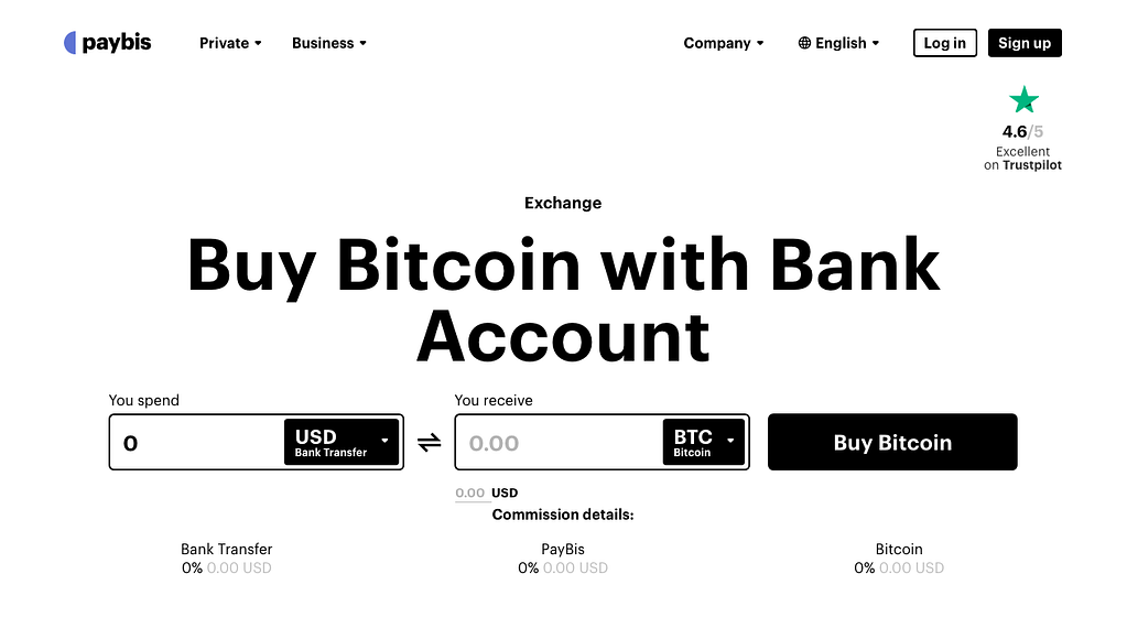 Paybis - Buy Bitcoin with Bank Account