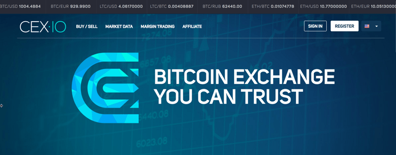 CEX IO Home Page Bitcoin Exchange You Can Trust