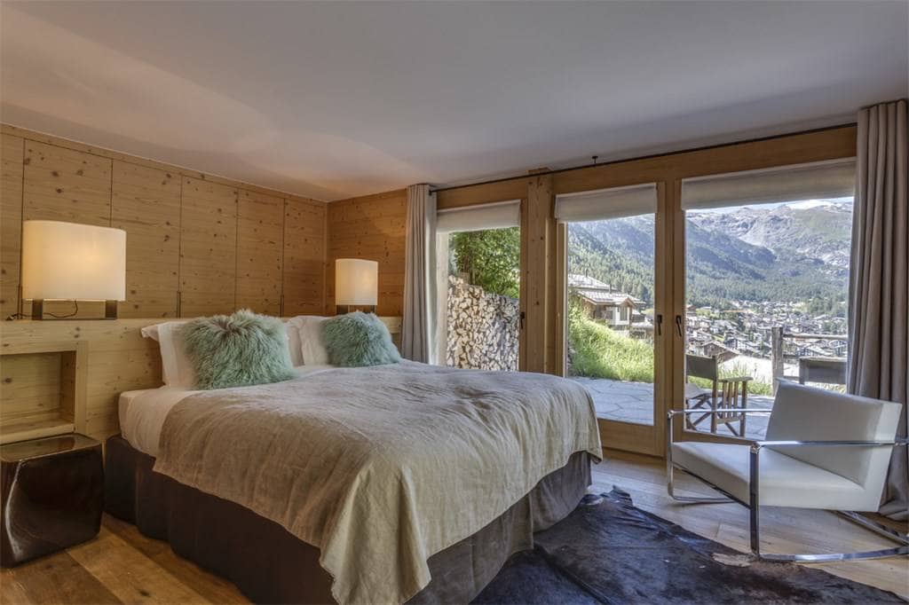 High-Class Switzerland 4 Floor Chalet Bedroom