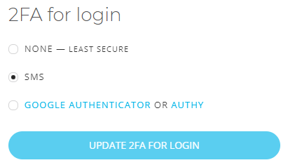 Paxful Two Factor Authentication