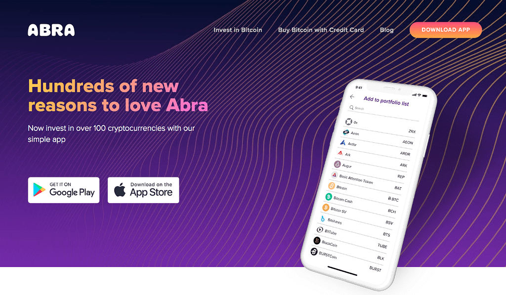 Abra Homepage