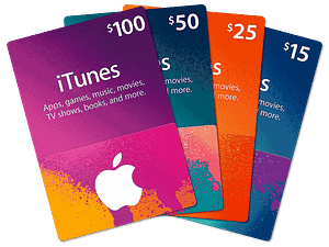 iTunes Gift Card Stack Icon