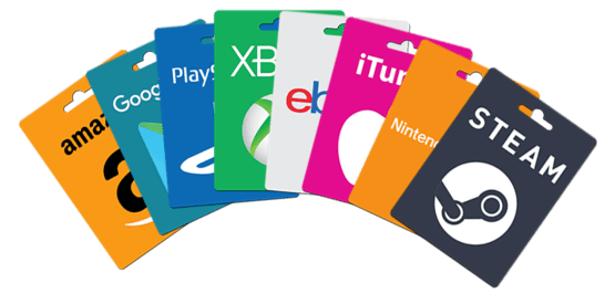 Gift Cards Selection