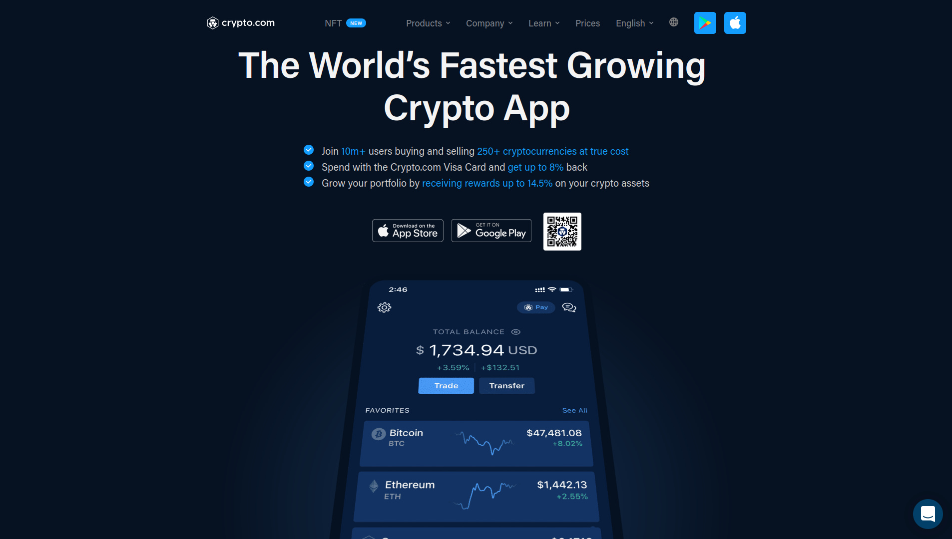 Crypto.com Homepage